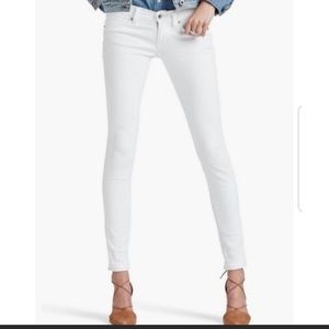 Lucky Brand Charlie Skinny White Jeans